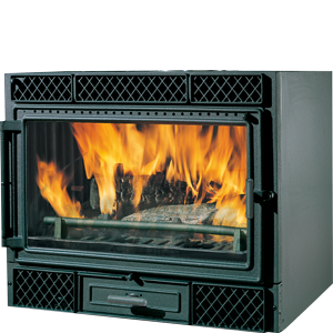 STRUVAY : Insert à bois EDILKAMIN Firebox Luce Plus 62 ventilation